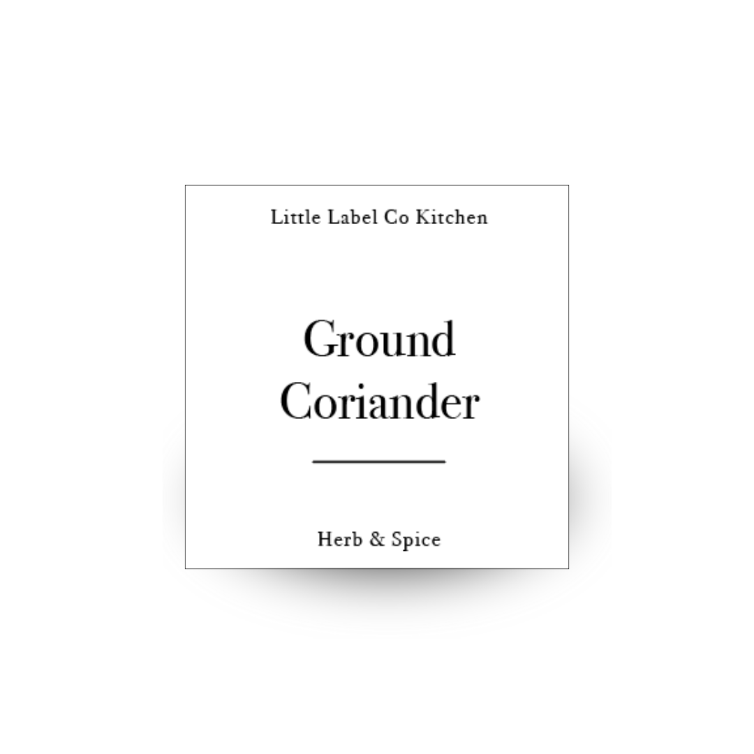 Herb & Spice Stickers Square Pack x 84 Labels