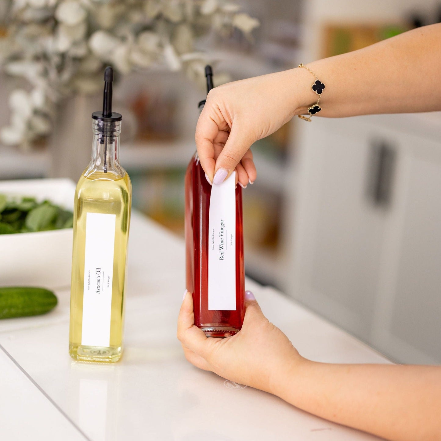 Clear Oil & Vinegar Bottle - 500ml