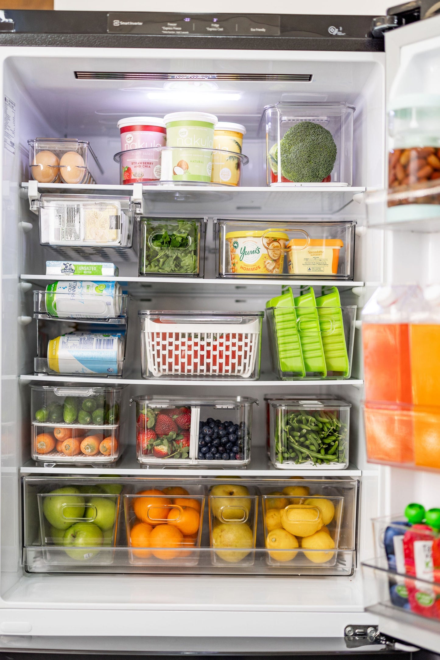 2 Level Rotating Can Organiser Large Cans - for fridge organisation and pantry storage.