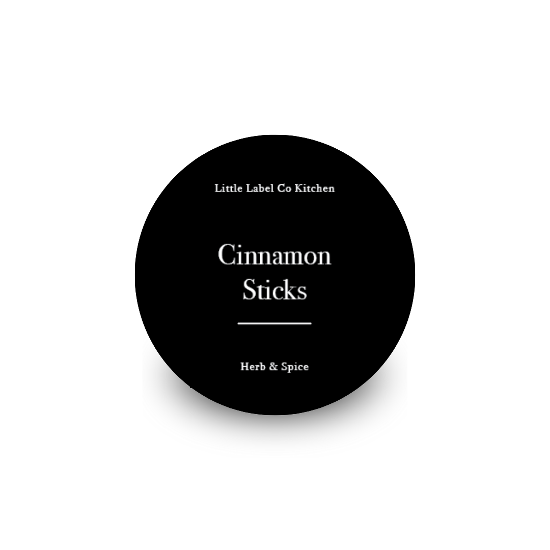 Round Herb & Spice Stickers - 84 Label Pack