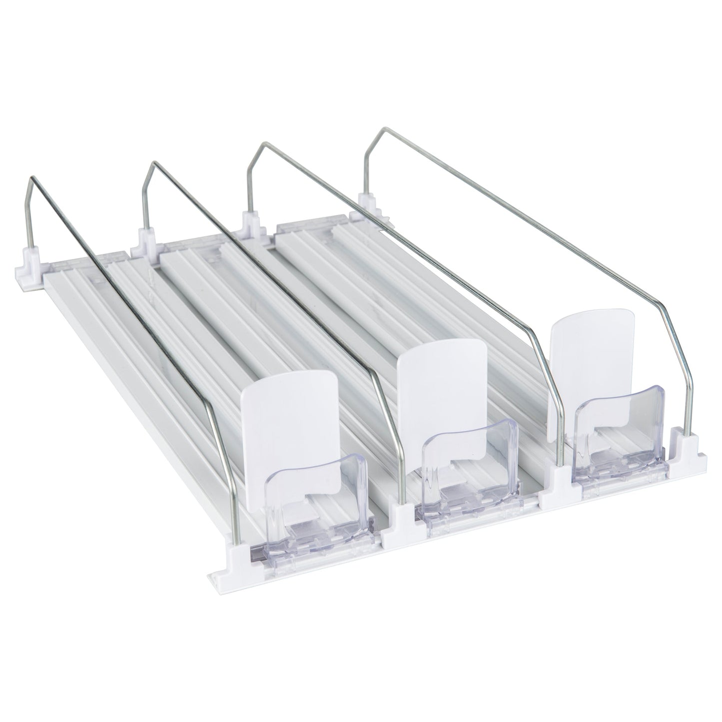 Sliding Can Dispenser for fridge organisation.