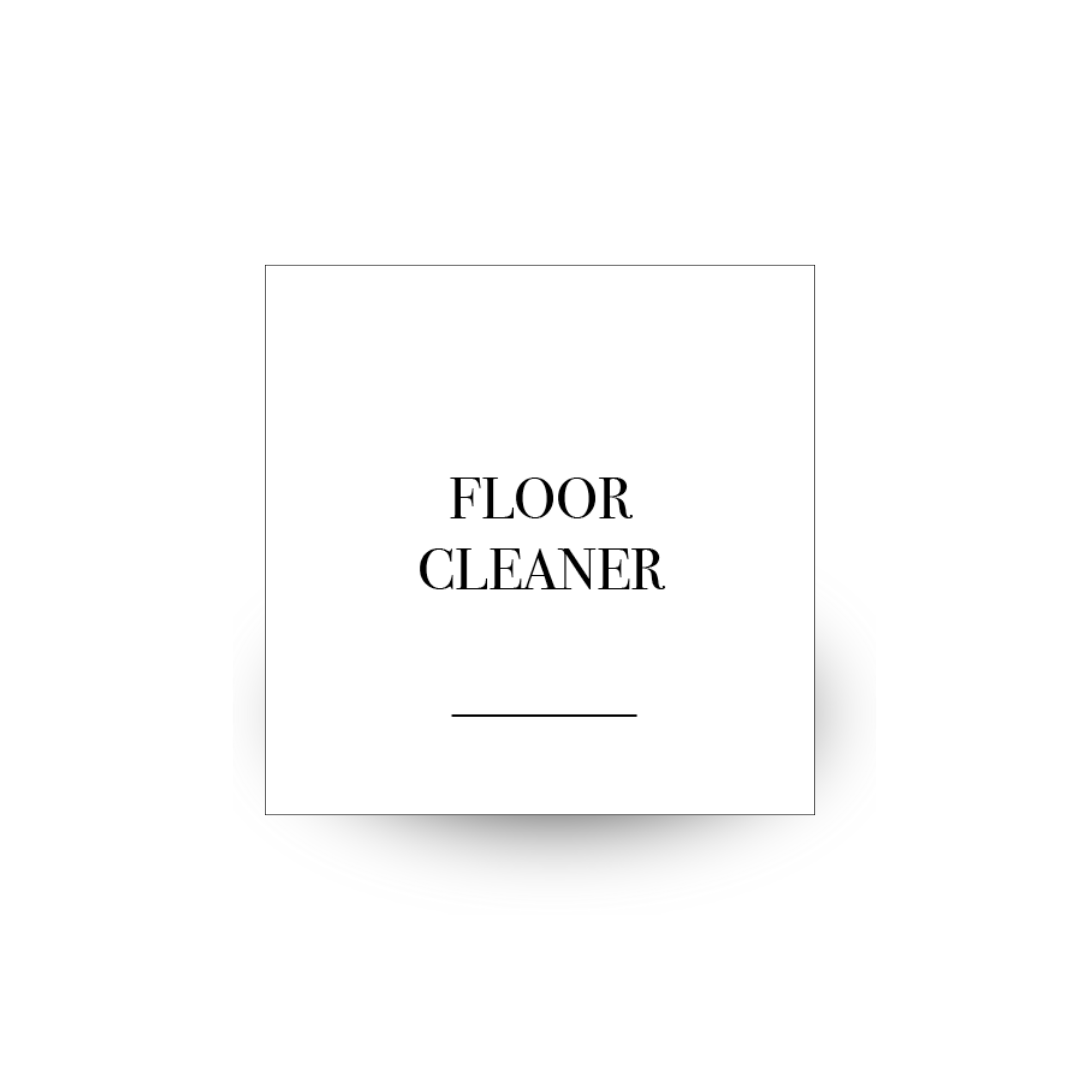 Laundry Cleaning Stickers Square Pack x 30 Labels