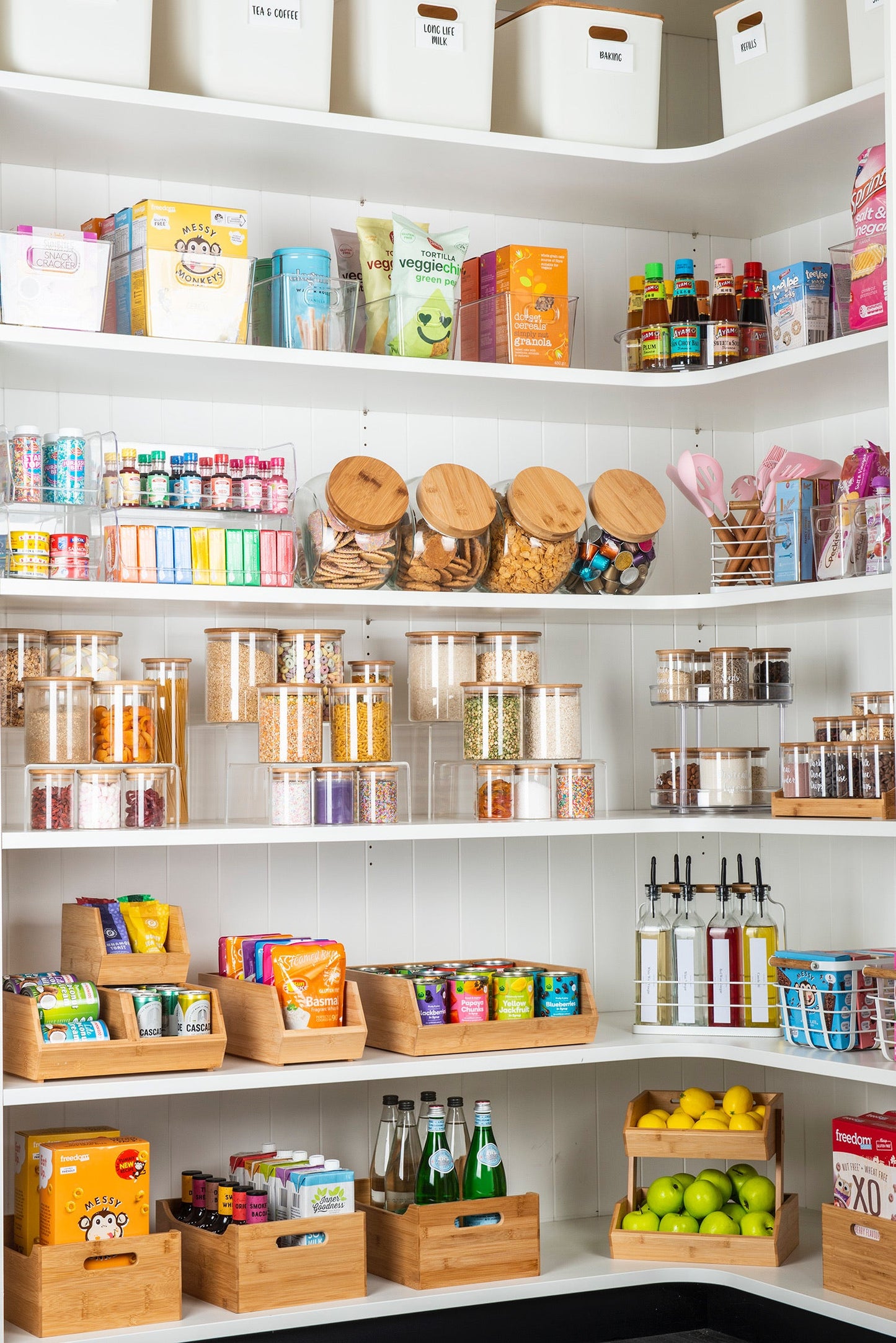 2-Tier Lazy Susan 23.5cm - Little Label Co - Pantry storage and herb and spice organisation. Level up your kitchen today.