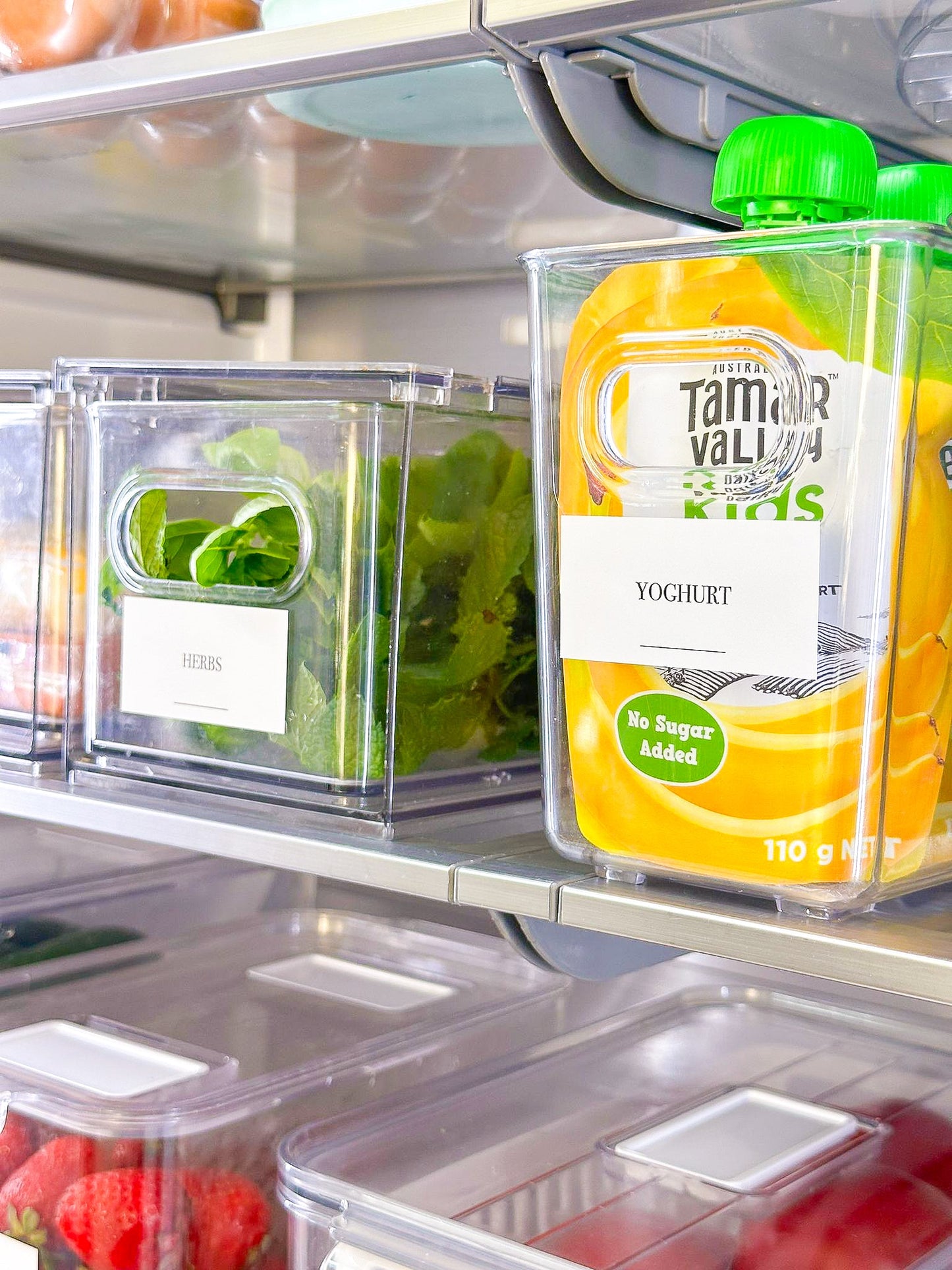 Fridge & Freezer Organisation Stickers - 36 Label Pack