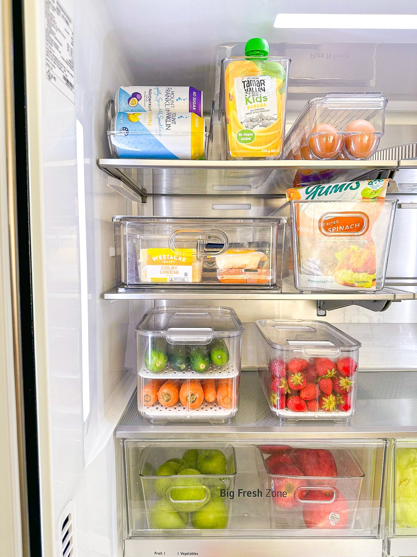 Fridge & Freezer Organisation Stickers - 36 Label Pack