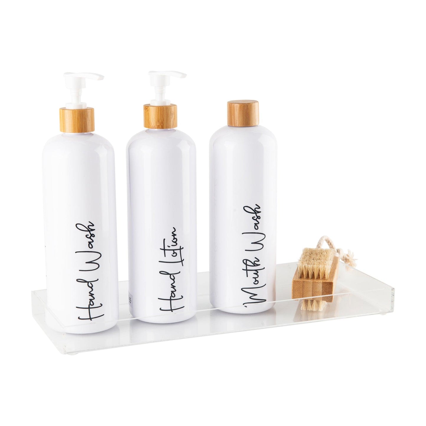 Acrylic Rectangle Tray - Little Label Co - Decorative Trays - 40%, Accessories and Parts, Bathroom Organisation, Beauty Product Organisation, Bench-top Organisation, Home Organisation, Kitchen Organisation, Laundry Organisation, Pantry Organisation, Trays