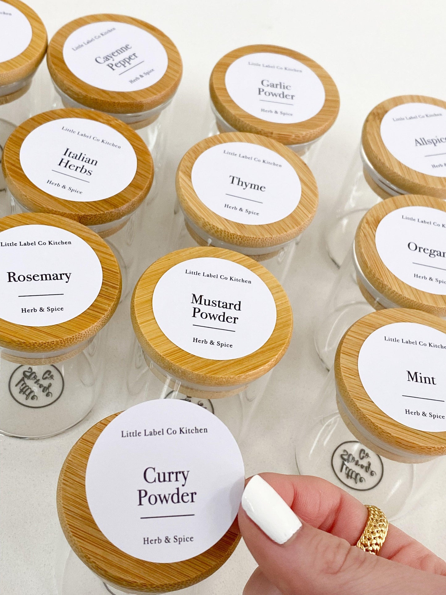 Herb & Spice Stickers (84 Labels) Black or White - Little Label Co - Labels & Tags - 60%, Catchoftheday