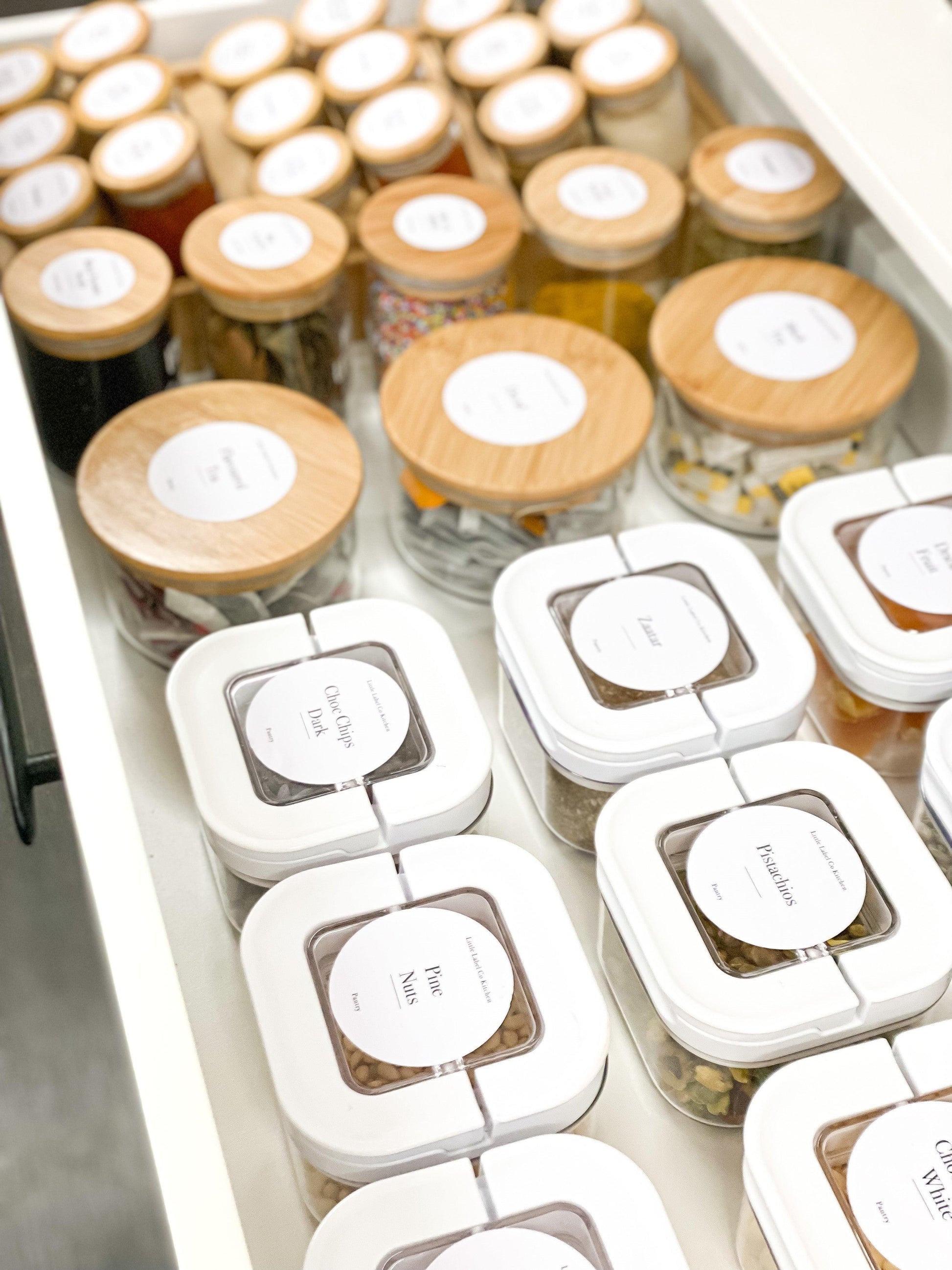 Herb & Spice Stickers (84 Labels) Black or White - Little Label Co - Labels & Tags - 60%, Catchoftheday