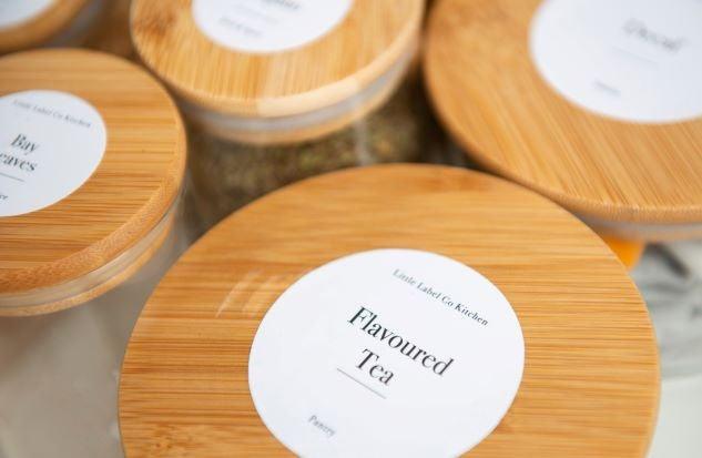 Pantry Stickers (114 Labels) Black or White - Little Label Co - Labels & Tags - 60%, Catchoftheday