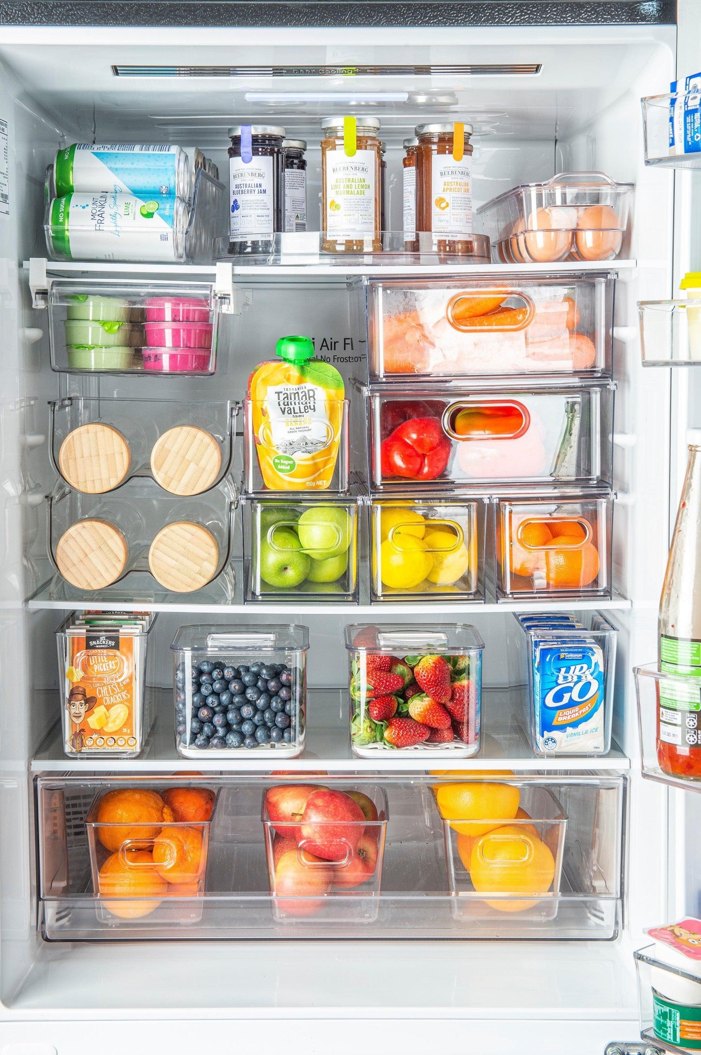 Under Shelf Fridge Clip-on Drawer - Little Label Co - Kitchen Organizers - 60%