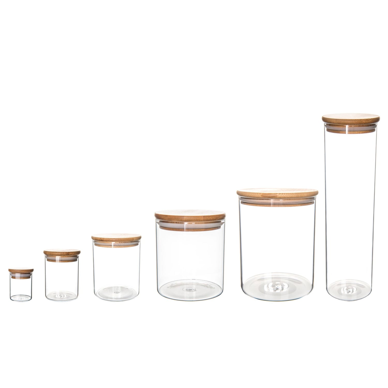 Bamboo Glass Jar Collection