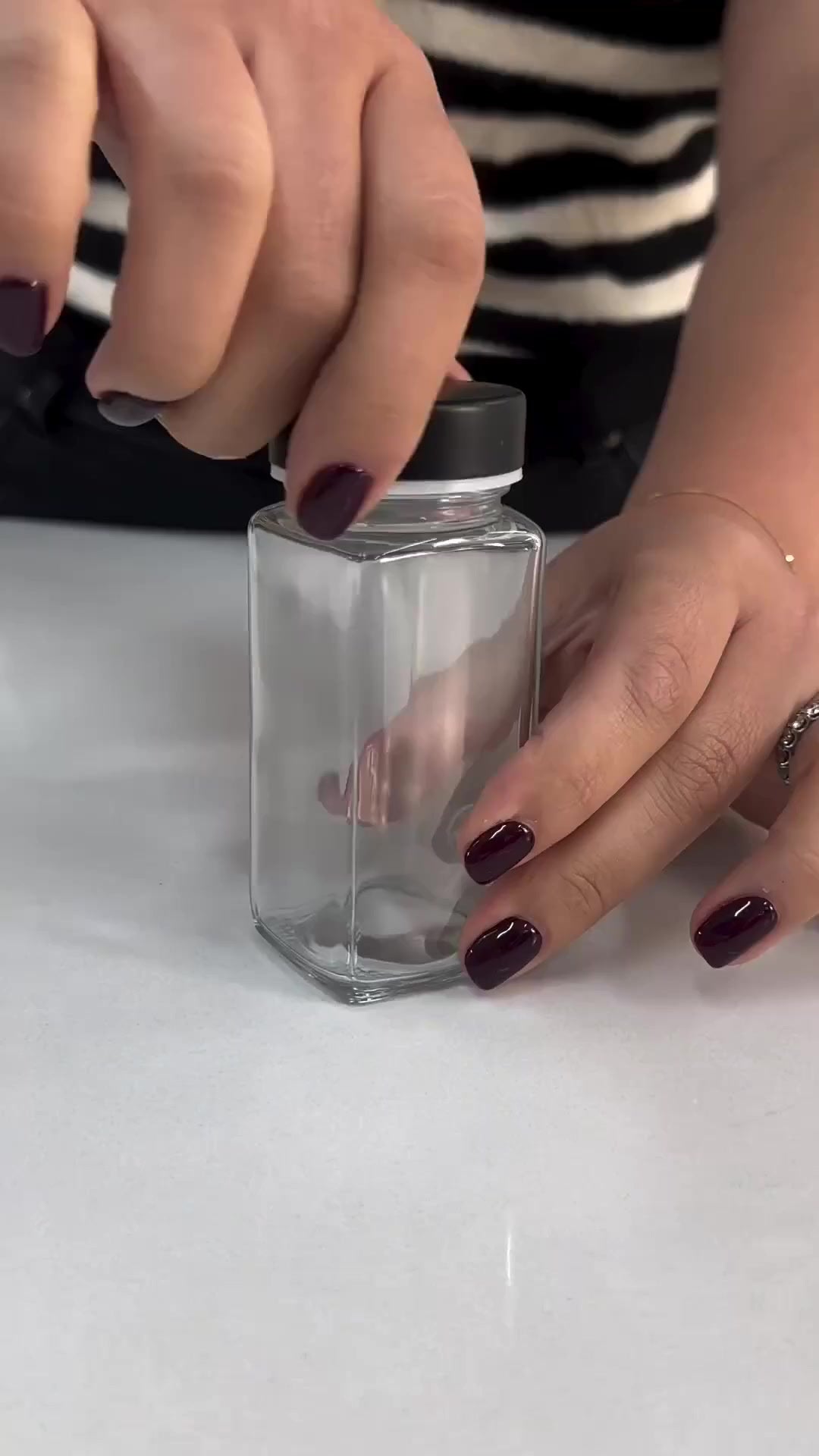 Black Shaker Spice Jars - 125ml