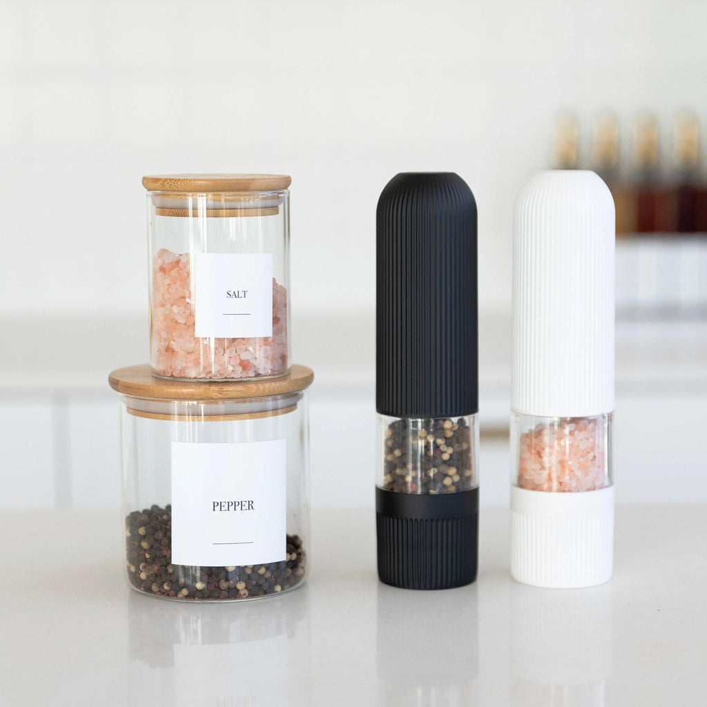Electric Salt & Pepper Grinder Set