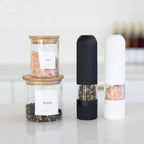 Electric Salt & Pepper Grinder Set