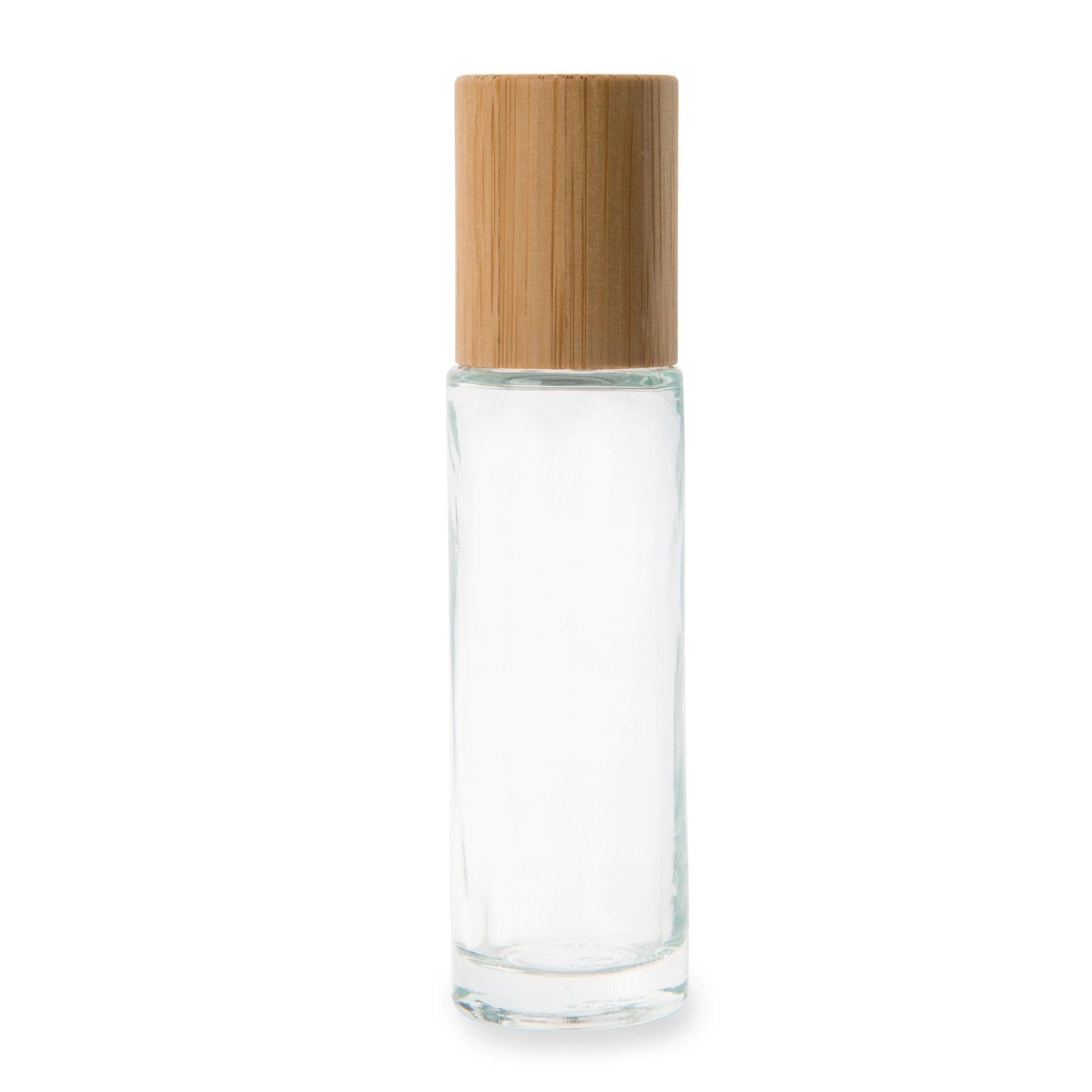 15ml Bamboo Glass Oil Roller Bottle - Little Label Co - Skin Care Rollers - 60%,Bathroom Organisation,Beauty Product Organisation,Kitchen Organisation