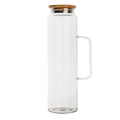 1L Bamboo Glass Laundry Liquid Bottle with Handle - Little Label Co - Laundry Detergent - 20%,Bamboo Storage Solutions,Bathroom & Cleaning,Kitchen Organisation,Laundry,Laundry Liquid,Laundry Organisation