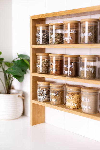 Bamboo Standing 4-Tier Shelf