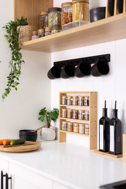 Bamboo Standing 4-Tier Shelf
