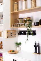 Bamboo Food Wrap Dispenser 3 Inserts - Little Label Co - Drawer organiser Drawer organisers Drawer Dividers Draw dividers Kitchen organisation, Bench-top Organisation, Food Wrap Dispenser, Kitchen Organisation, Kitchen Storage, Pantry Organisation