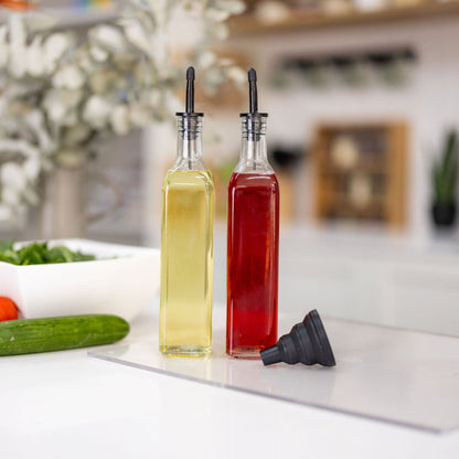 Clear Oil & Vinegar Bottle - 500ml