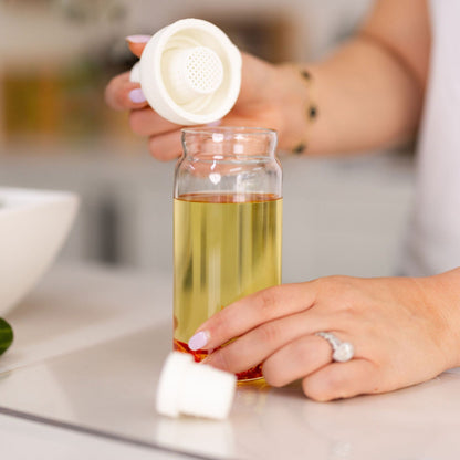 Glass Silicone Infuser Bottle