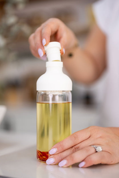 Glass Silicone Infuser Bottle