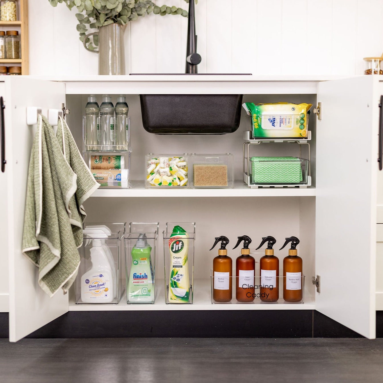 Clear Pull-out Organiser Wide