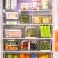 Fridge Storage Container with Basket (Double)
