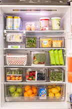 Fridge Storage Container with Basket (Double)