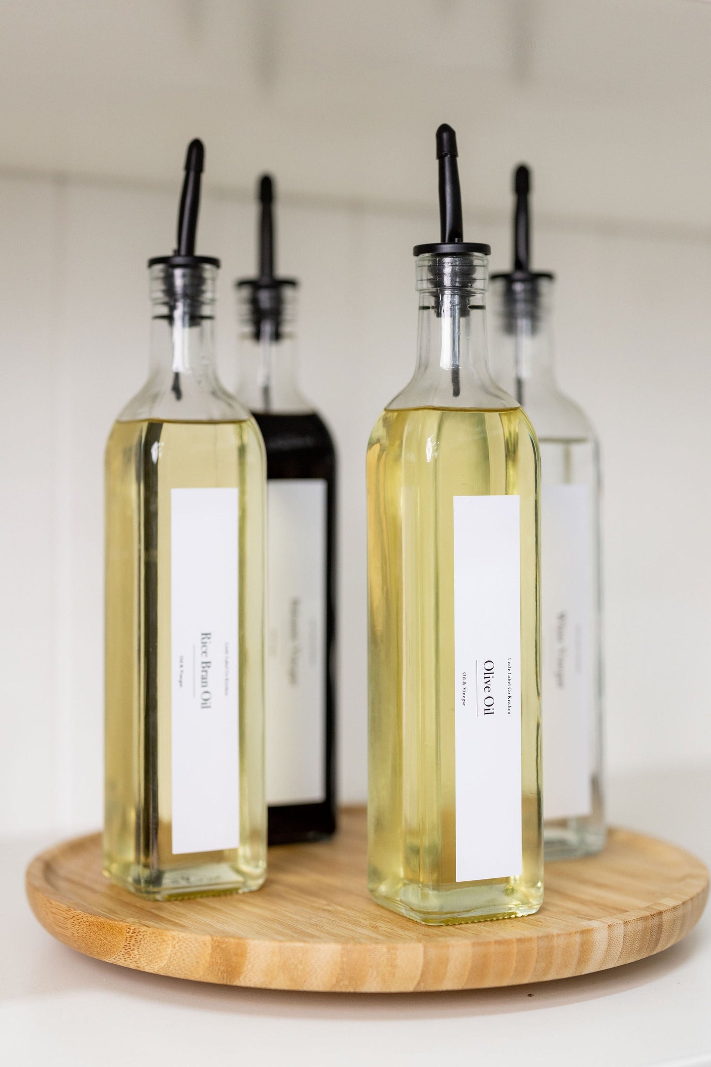 Clear Oil & Vinegar Bottle - 500ml