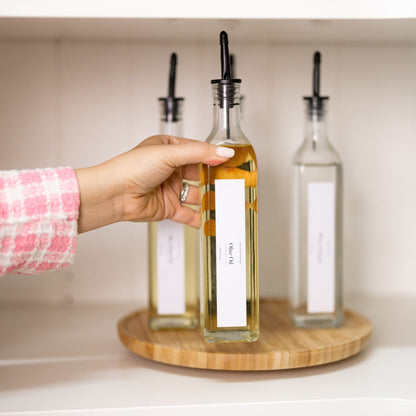 Clear Oil & Vinegar Bottle - 500ml