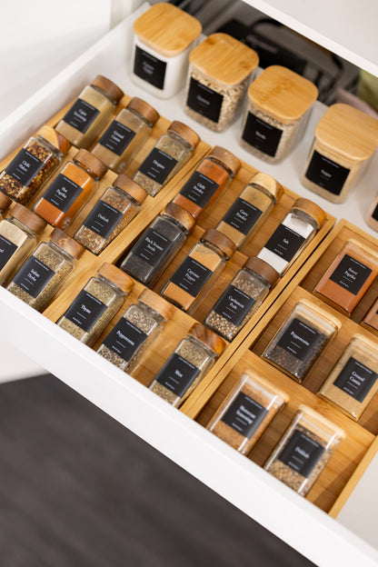 Herb & Spice Stickers Square Pack x 84 Labels