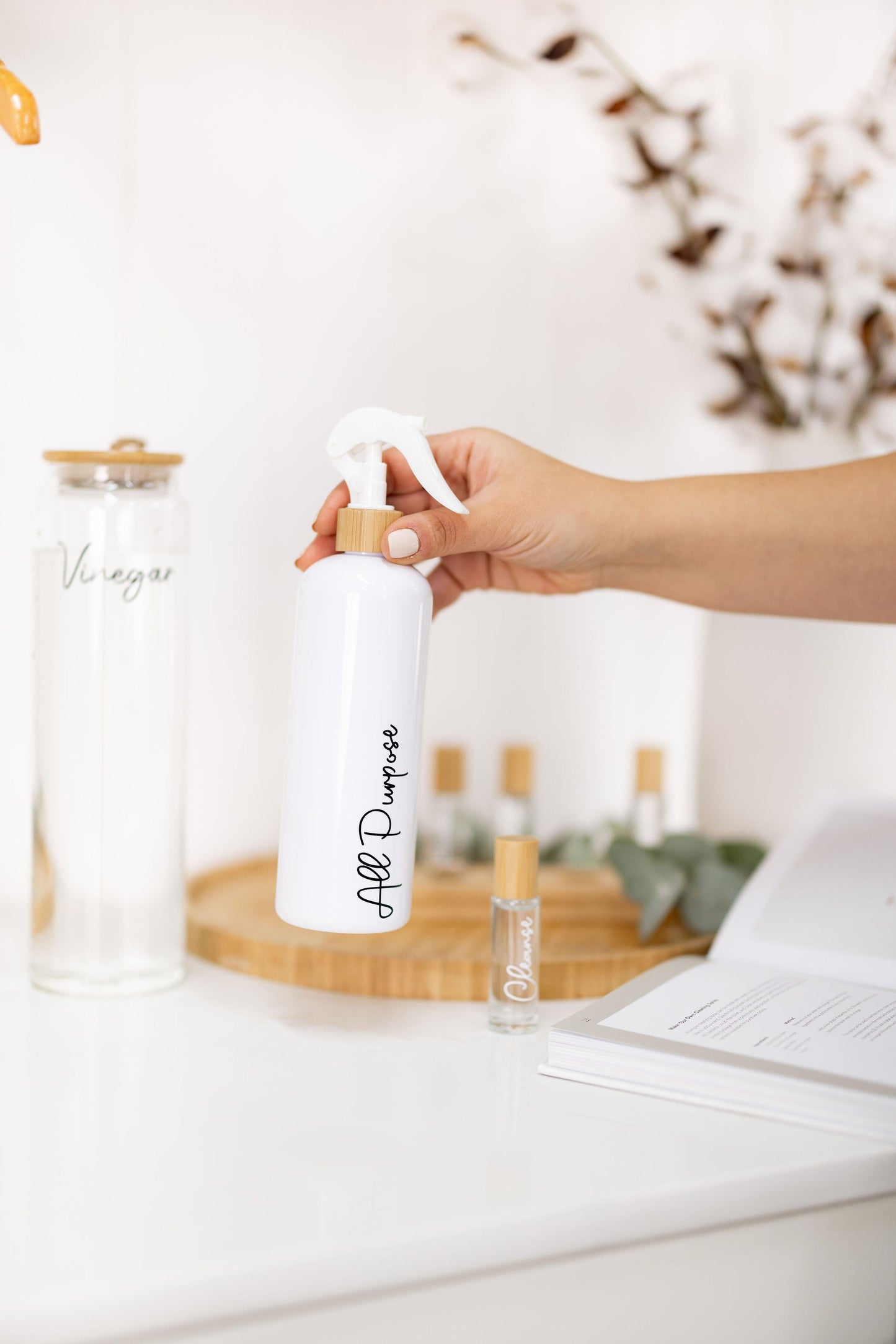 White Bottle with White Spray - 500ml