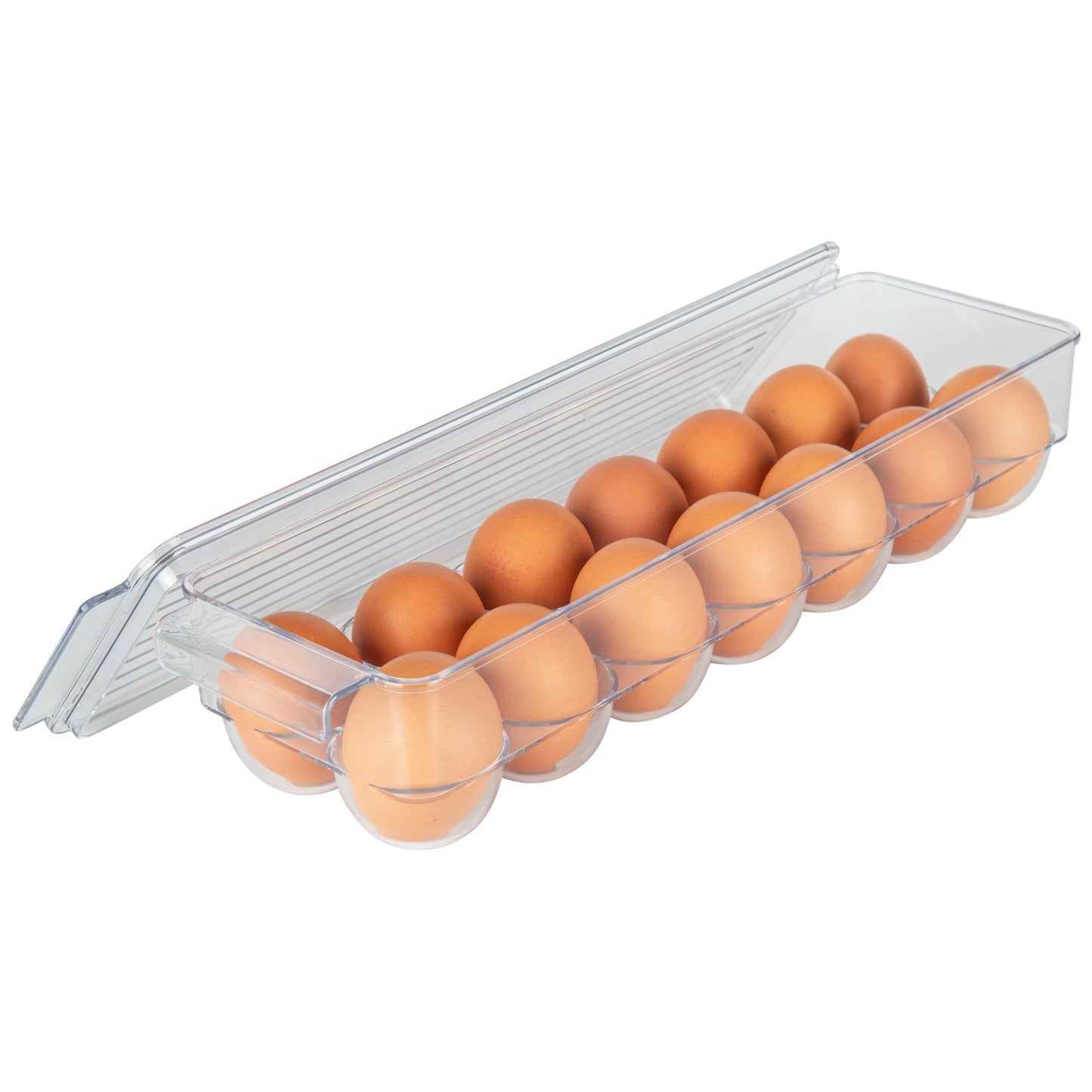 Clear Fridge Egg Organiser Tray