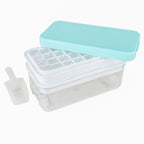 One push ice cube tray with storage box