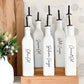 500ml Oil & Vinegar Bottles WHITE - Little Label Co - Oil & Vinegar Dispensers - 20%,Catchoftheday,Kitchen Organisation,Oil & Vinegar Bottles,Pantry Organisation