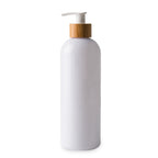500ml Plastic Pump Bottle (White) - Little Label Co - Bathroom Accessories - 20%,Bathroom & Cleaning,Bathroom Organisation,Catchoftheday,Kitchen Organisation,Laundry Organisation,Refillable Bottles