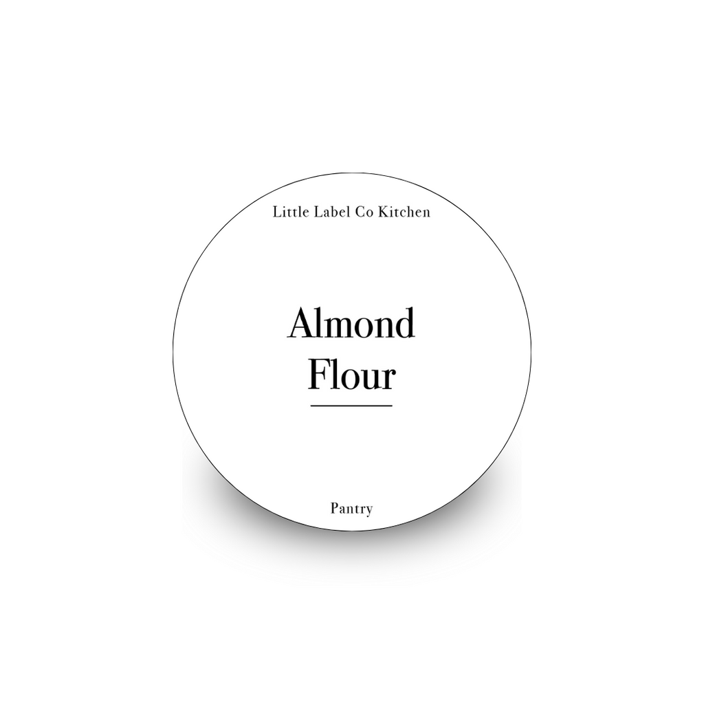 Round Pantry Stickers - 114 Label Pack - Little Label Co The Home of Organisation For Kitchen, Bathroom, Laundry & More