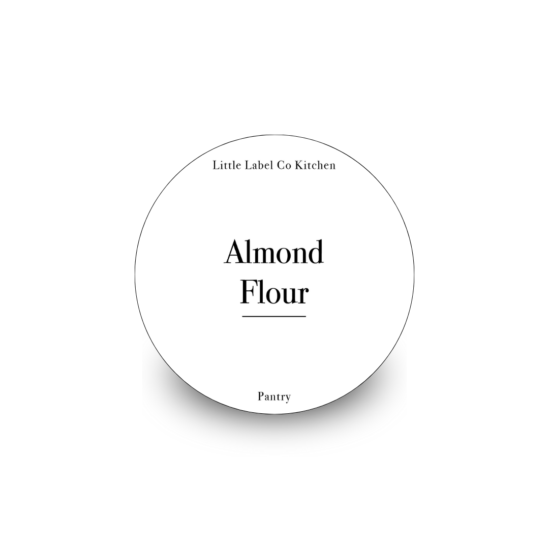 Round Pantry Stickers - 114 Label Pack - Little Label Co The Home of Organisation For Kitchen, Bathroom, Laundry & More