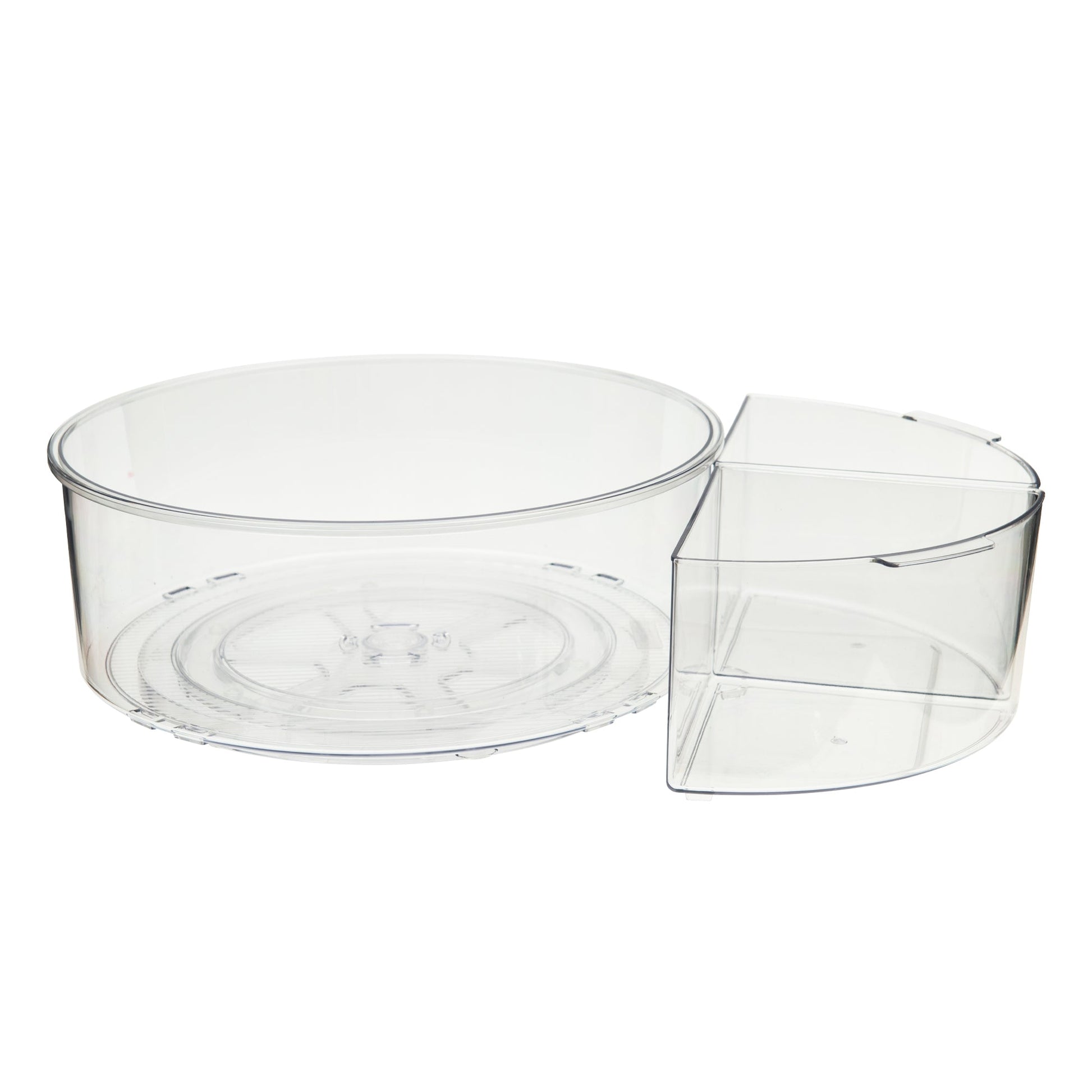 Large Lazy Susan With Removable Storage Trays for kitchen and pantry organisation