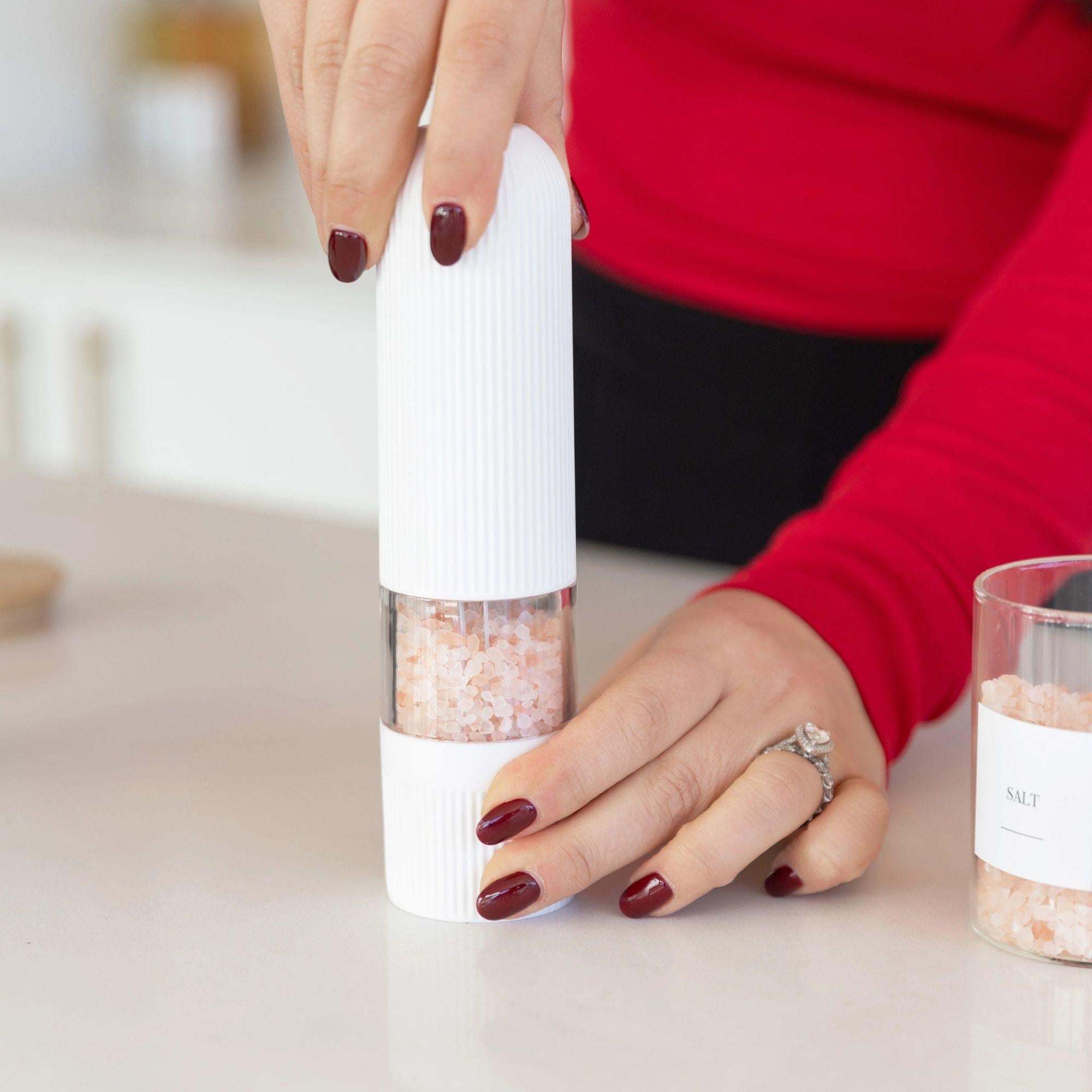 Electric Salt & Pepper Grinder Set