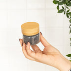 Bamboo Glass Pantry Jar - 100ml - Little Label Co Australia - The Home of Organisation For Kitchen, Bathroom, Laundry & More