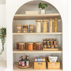 Ultimate Bamboo Pantry Container Set - Little Label Co Australia - The Home of Organisation For Kitchen, Bathroom, Laundry & More