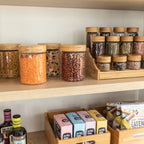 Ultimate Bamboo Pantry Container Set - Little Label Co Australia - The Home of Organisation For Kitchen, Bathroom, Laundry & More
