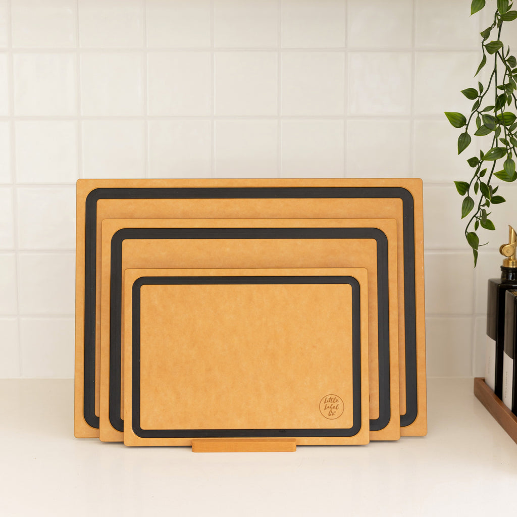 Wood Fibre Chopping Boards (3 Pack) - Little Label Co Australia - The Home of Organisation For Kitchen, Bathroom, Laundry & More