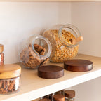 Glass Snack Jar with Acacia Lid - 4L