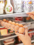 Clear Fridge Egg Organiser Tray