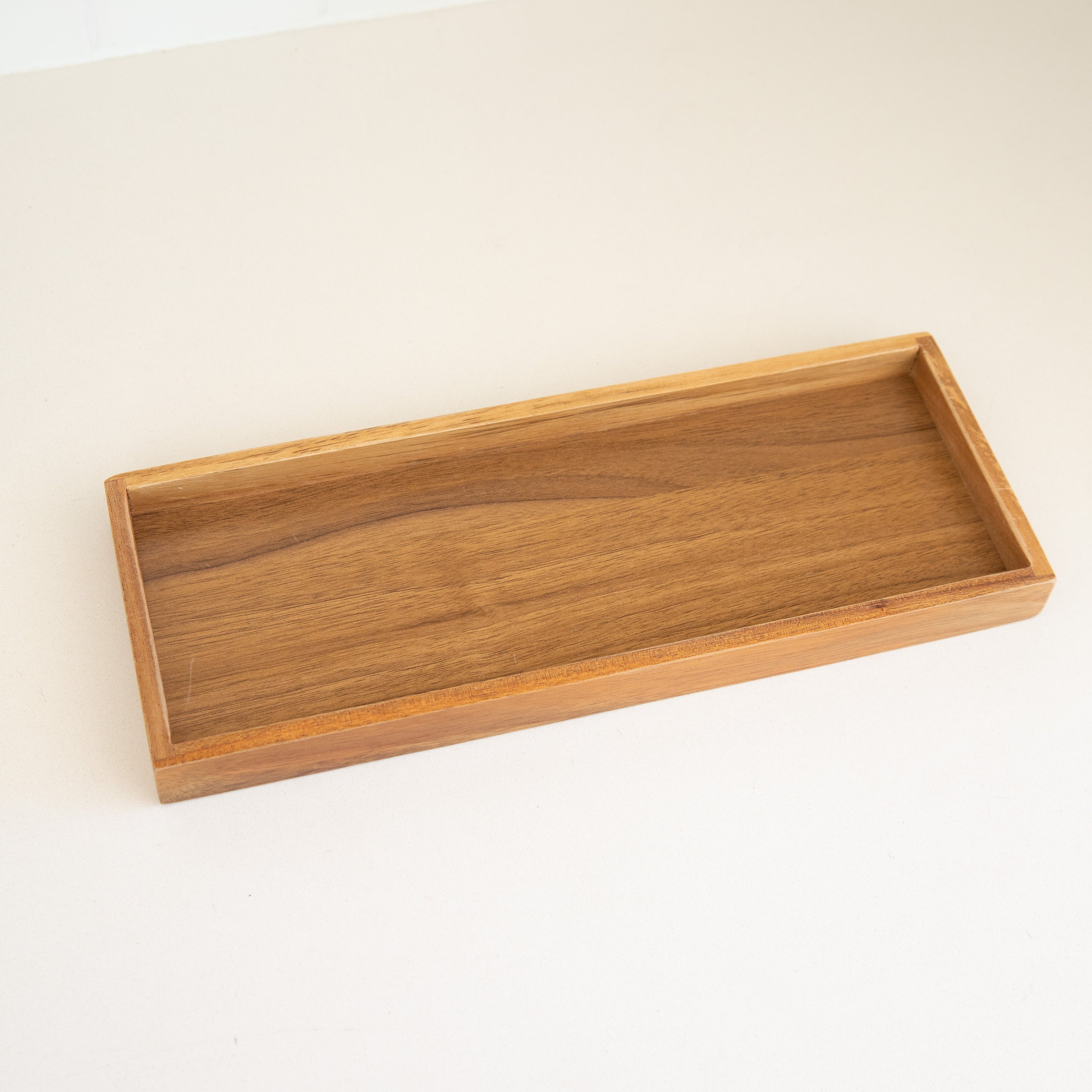 Acacia Rectangle Tray - Little Label Co Australia - The Home of Organisation For Kitchen, Bathroom, Laundry & More
