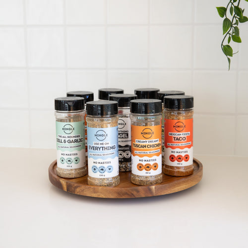 Acacia Lazy Susan - Little Label Co Australia - The Home of Organisation For Kitchen, Bathroom, Laundry & More