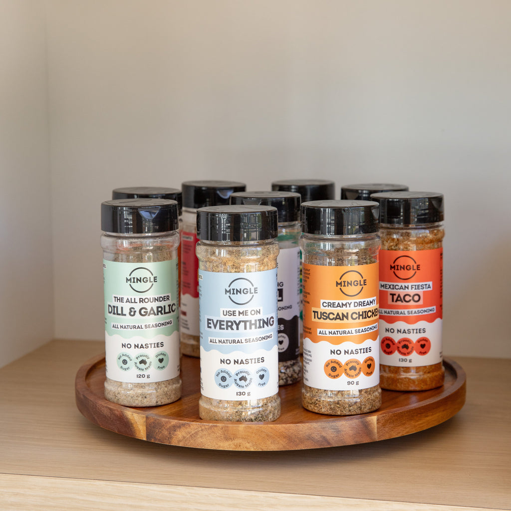 Acacia Lazy Susan - Little Label Co Australia - The Home of Organisation For Kitchen, Bathroom, Laundry & More